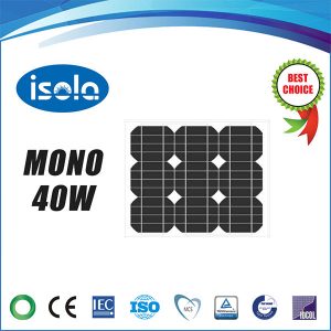 پنل خورشیدی 40 وات OSDA ISOLA مونو کریستال مدل YH40W-18-M