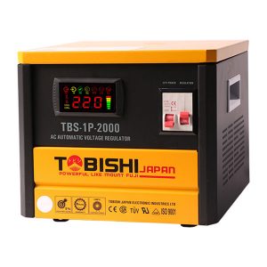 استابلایزر توبیشی مدل TBS-1P-2000Y ظرفیت 2000 ولت آمپر تکفاز سروو موتوری